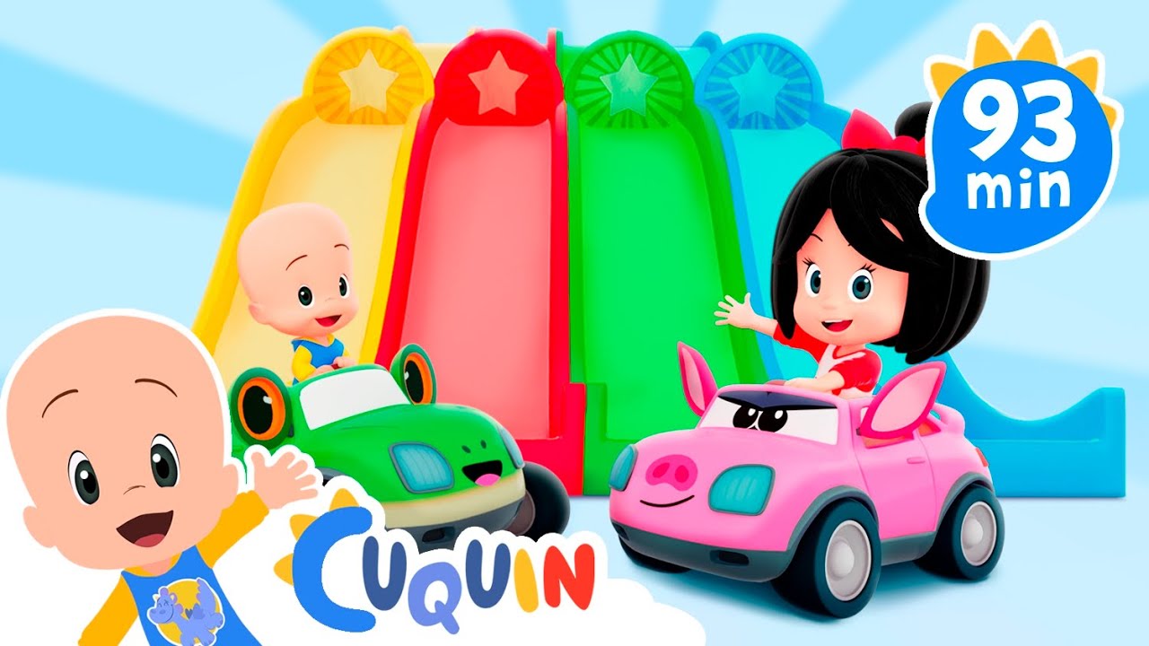Carros de animais e mais vídeos educativos com Cuquin 🚘 Desenhos animados para bebês