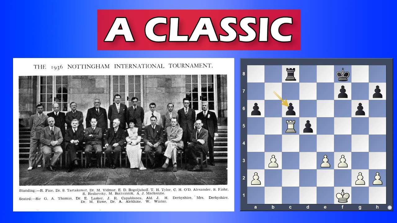 A Classic: Flohr vs Vidmar | Nottingham 1936