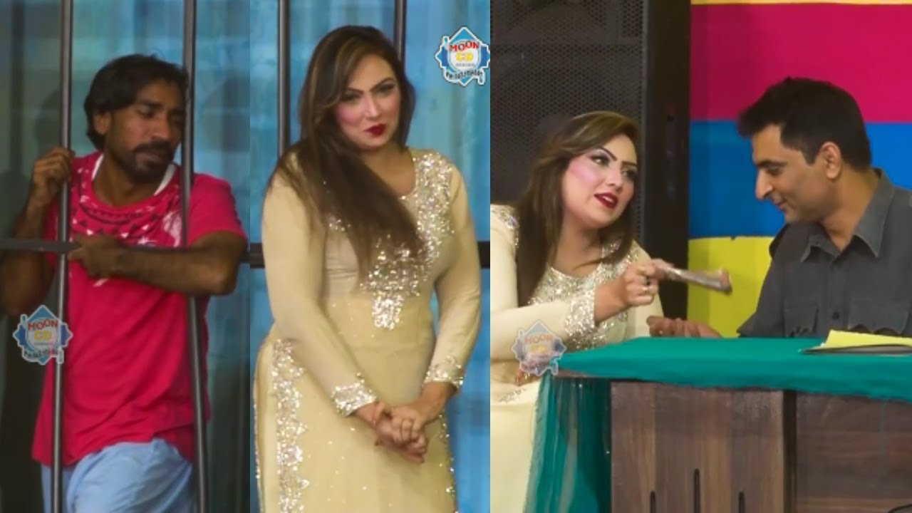 Best of Nadeem Chitta and Hira Noor with Amjad Rana New  Stage Drama Comedy Clip 2020