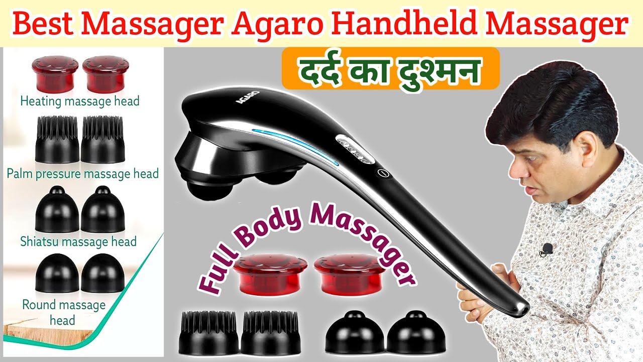 Agaro Regent Handheld Double Head Massager | Full Body Massager | Best Massager | For Pain Relief