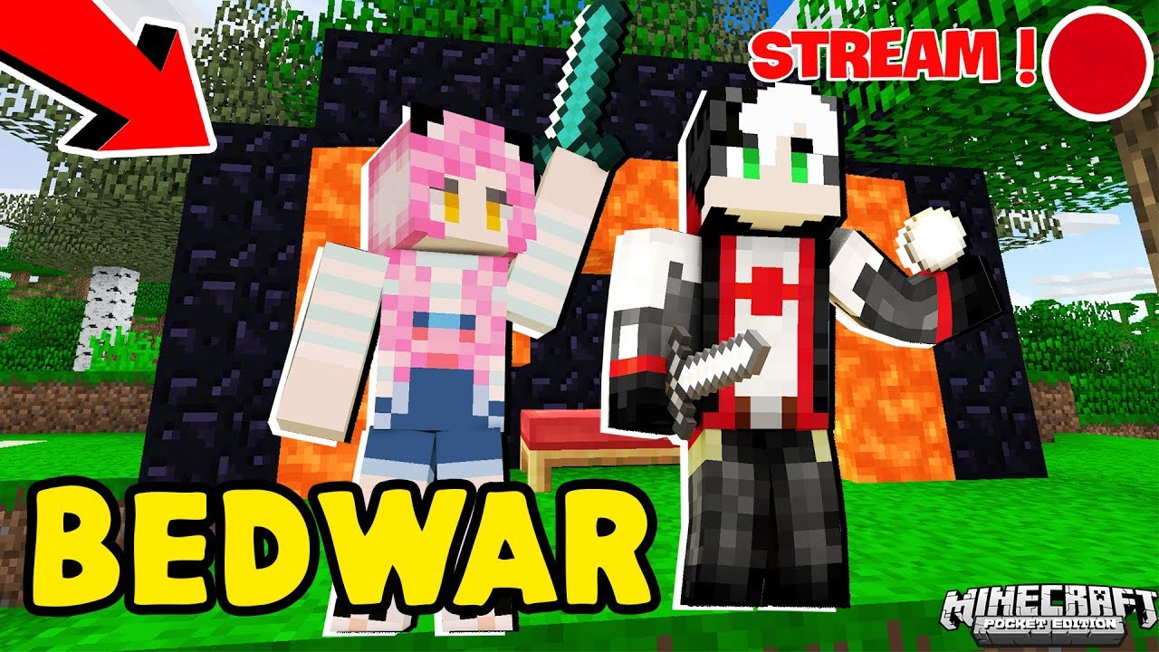 MỀU REDHOOD V&Agrave; CHỊ PANDA STREAM MINECRAFT BEDWAR MỞ H&Agrave;NG ĐẦU NĂM 2019 TO&Agrave;N THẮNG TRONG MINECRAFT