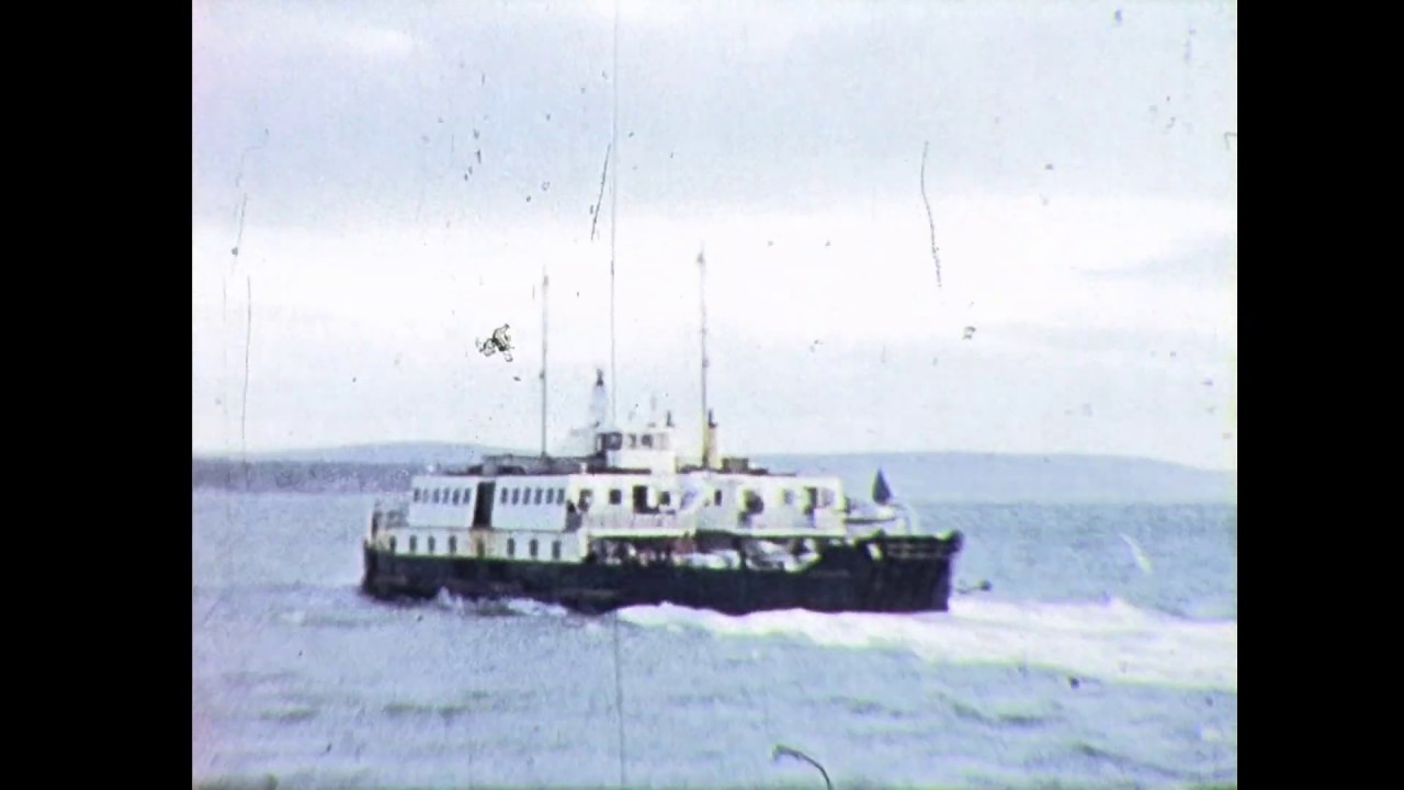 Isle of wight freshwater car ferry 1961