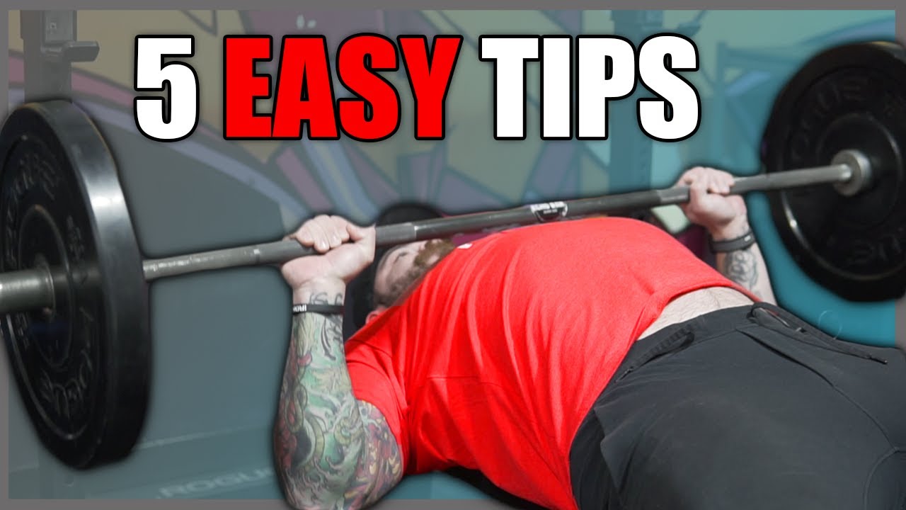 5 EASY tips to increase your bench press (TRY THIS NOW)