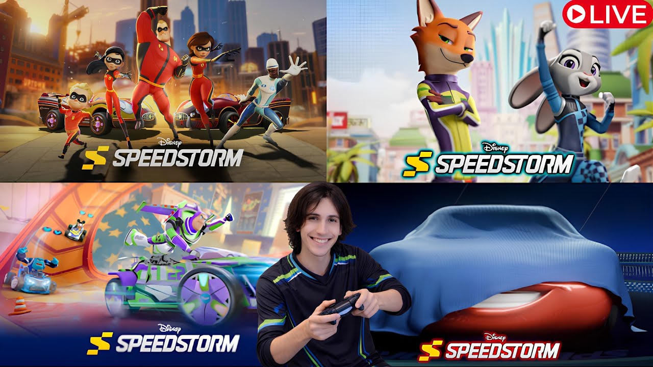 JOGANDO O EVENTO DE ZOOTOPIA - DISNEY SPEEDSTORM (LIVE)