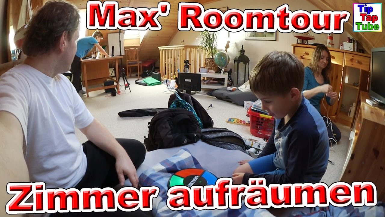 Max' Zimmer aufräumen mit der ganzen Familie| Roomtour VLOG | TipTapTube