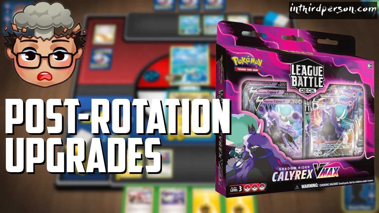Post-Rotation Shadow Rider Calyrex VMAX League Battle Deck Upgrades! (Pokemon TCG)