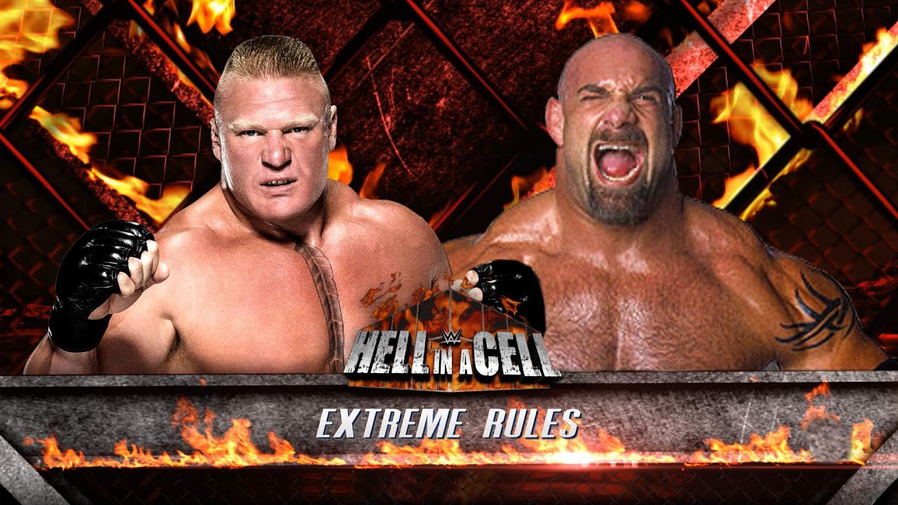WWE 2K16 PC — Брок Леснар против Голдберга — матч по правилам Extremes