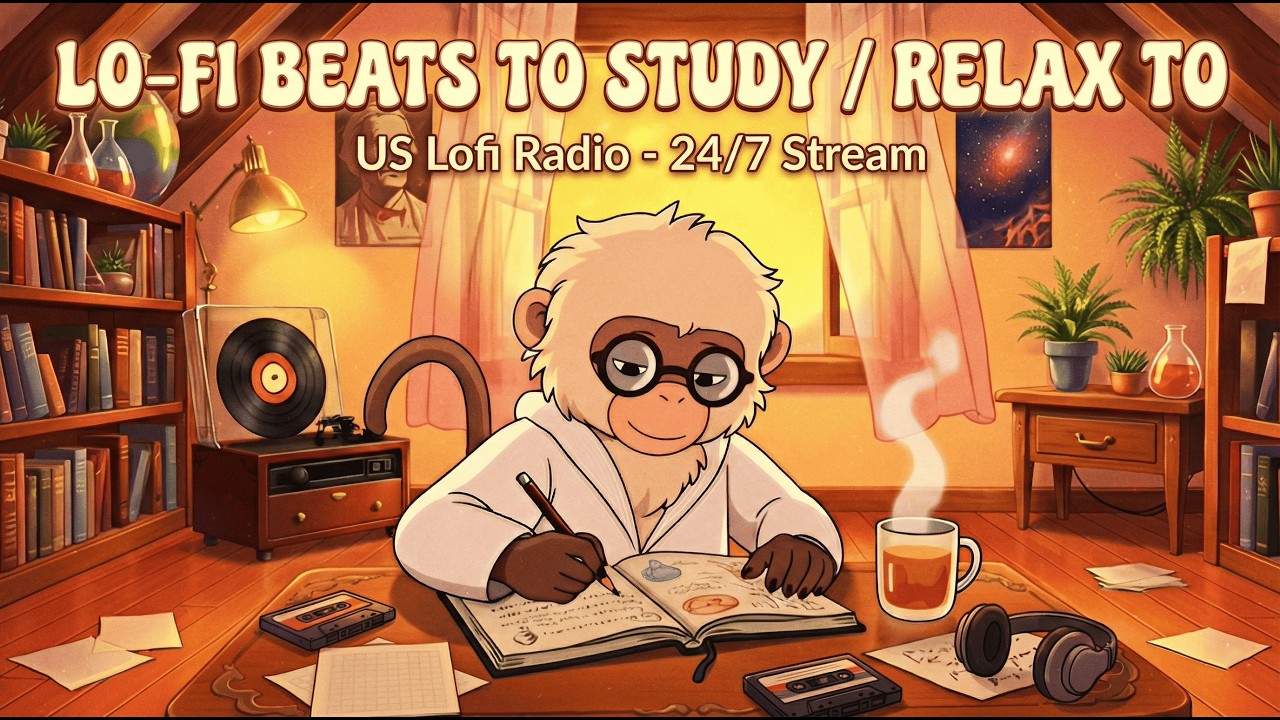 Cozy Attic Vibes 📚 Chill Lo-Fi Beats to Study / Focus / Relax to [Relaxing Hip Hop Mix]
