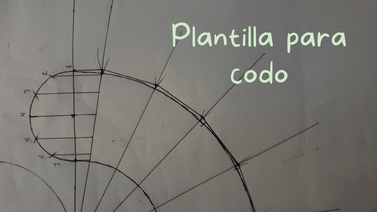 Plantilla para codo 90°