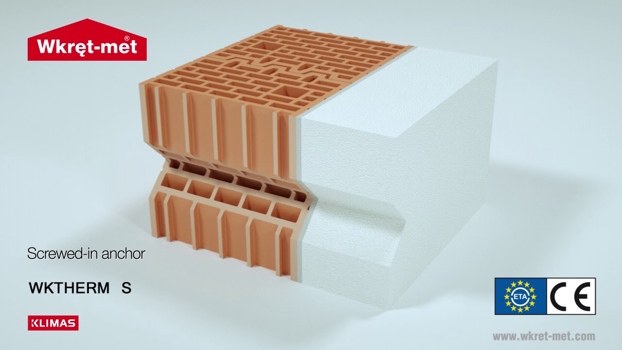 Taco de fijación atornillado acero WKTHERM S8 de Wkret-Met - SATE
