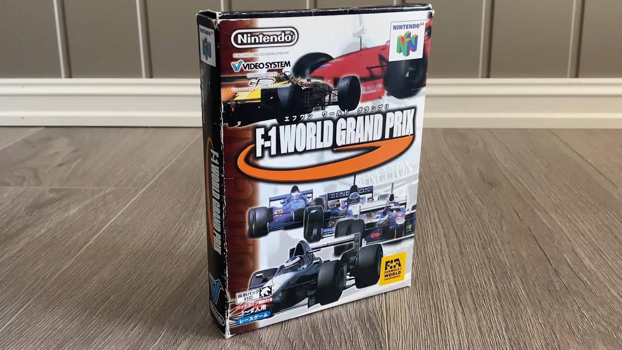 F-1 World Grand Prix F1ワールドグランプリ Unboxing ASMR - Nintendo 64 Japan