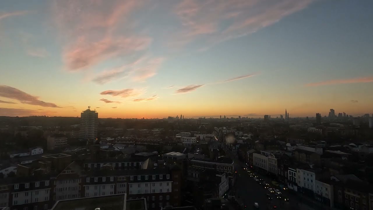 🇬🇧Clear Sky Sunset March 14, 2022 London | Timelapse | @walkxtravel