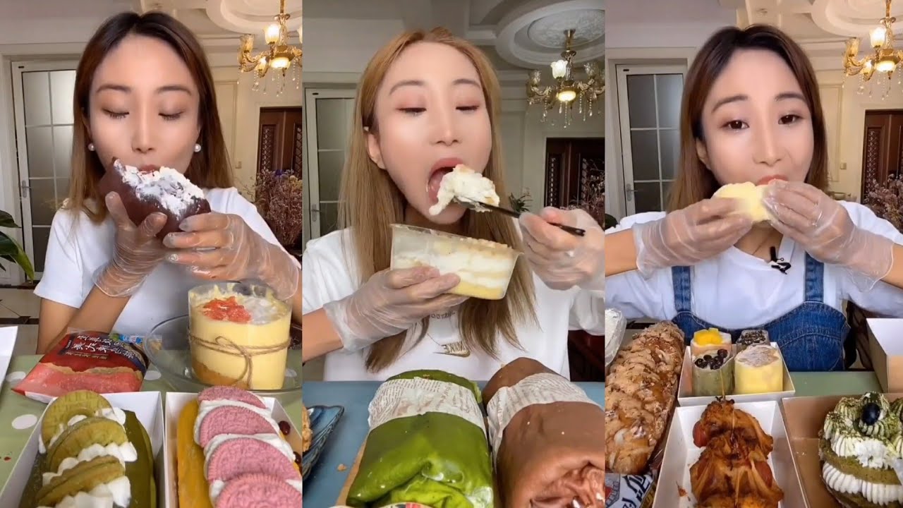 Kwai Dessert ASMR( roll crepe cake, creamy puff cake, container cake, lava cake...) | 葵食品 | 콰이 음식