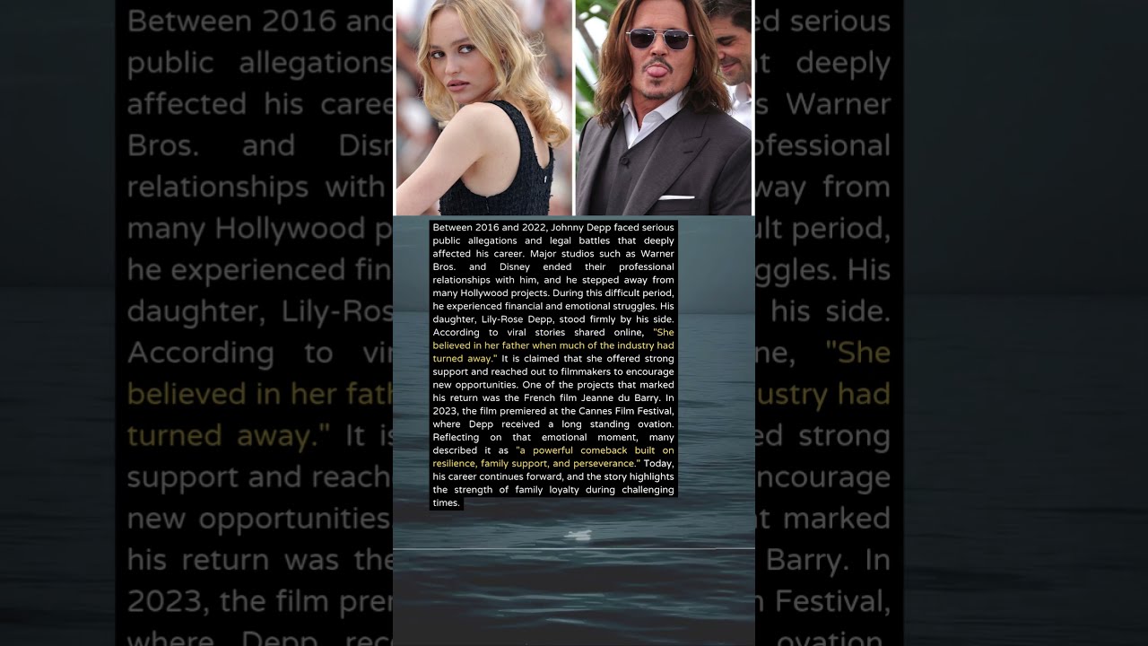Johnny Depp Was Blacklisted by Hollywood Then His Daughter Made One Sacrifice ThatChanged Everything