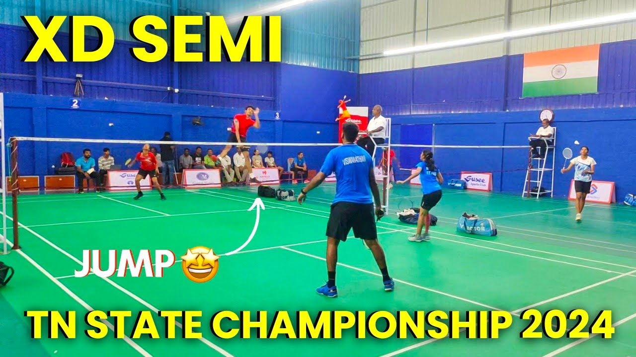 LOKESH/PRAVANTHIKA vs MAURYAN/SHREYA | XD SEMIS | TAMILNADU STATE SENIOR BADMINTON CHAMPIONSHIP 2024