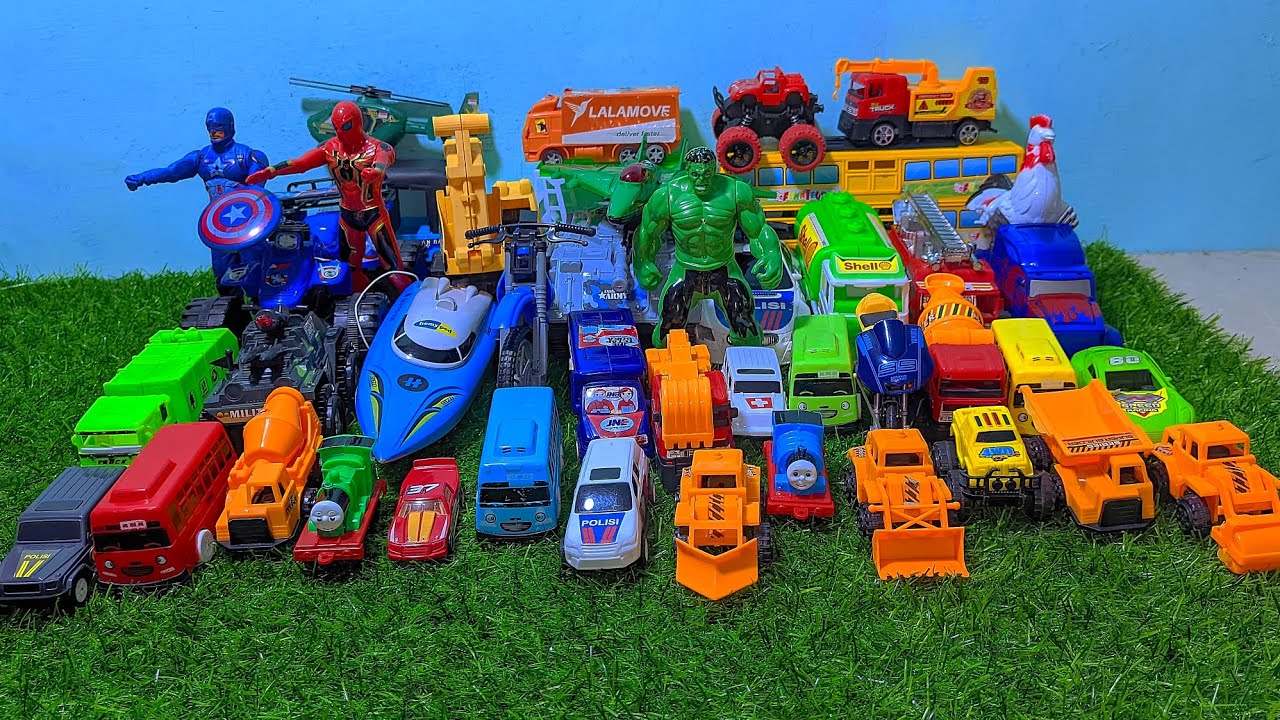 Mobil Mobilan Truk Oleng , Mobil Truk Molen, Mobil Balap, Truk Pasir, Excavator, Mobil Roket, Damkar