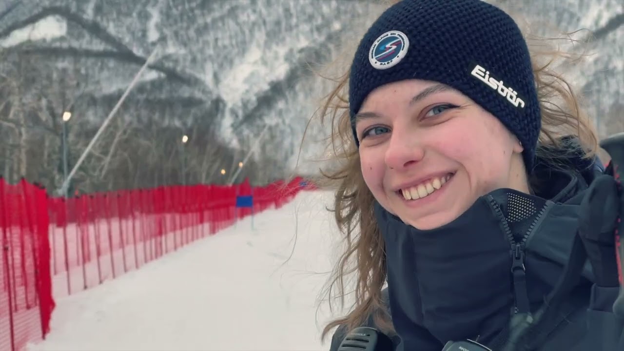 Чемпионат России по горнолыжному спорту 2024. Тренировка скоростного спуска.