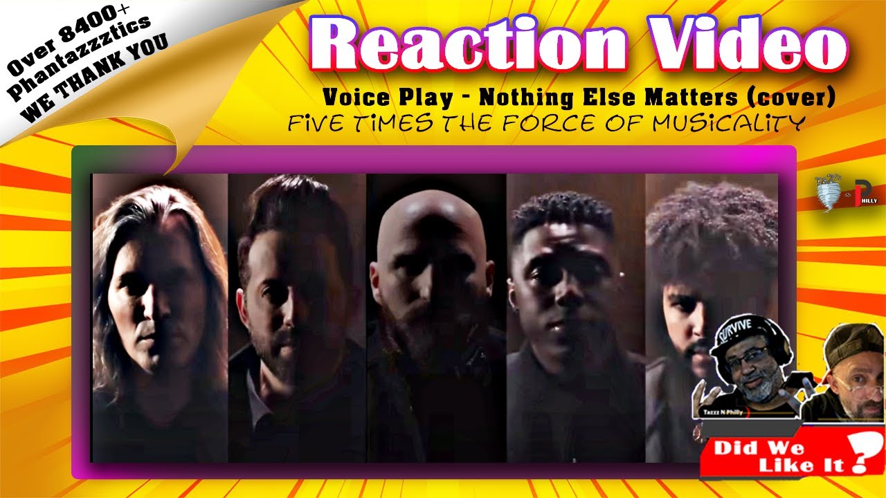 🎶Voice Play feat. JNONE | Nothing Else Matters (Metallica cover)🎶#reaction #voiceplayers #metallica