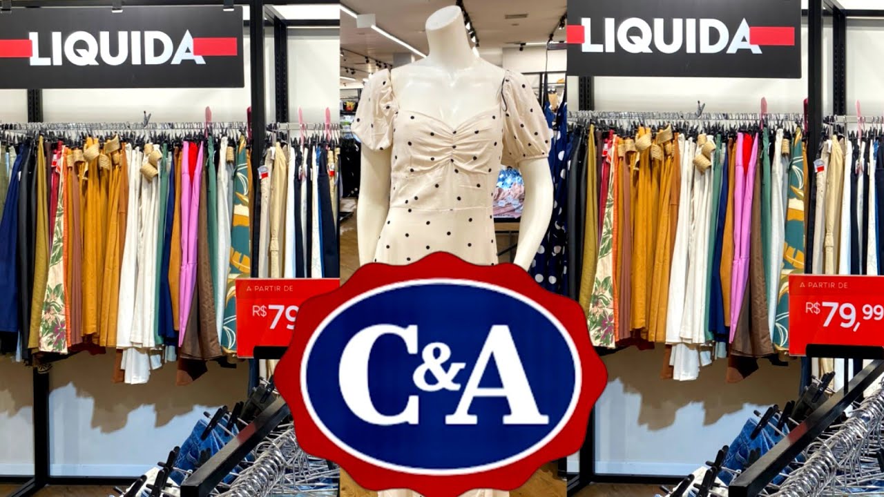LIQUIDAÇÃO DE ROUPAS NA C&A 