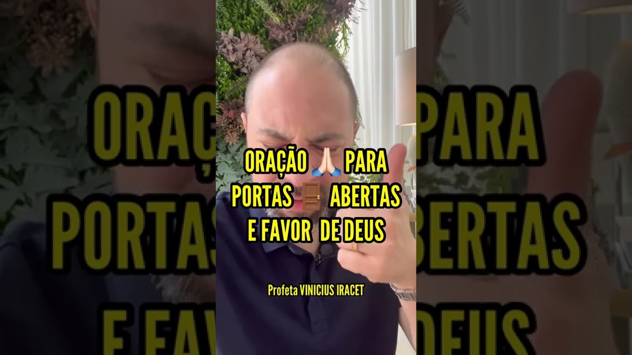 ORA&Ccedil;&Atilde;O PARA ABRIR PORTAS E ATRAIR O FAVOR E AS BEN&Ccedil;&Atilde;OS DE DEUS 🙏🏻🦅