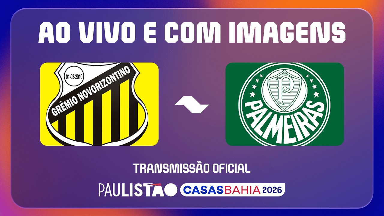 JOGO COMPLETO: GRÊMIO NOVORIZONTINO X  PALMEIRAS | PAULISTÃO CASAS BAHIA