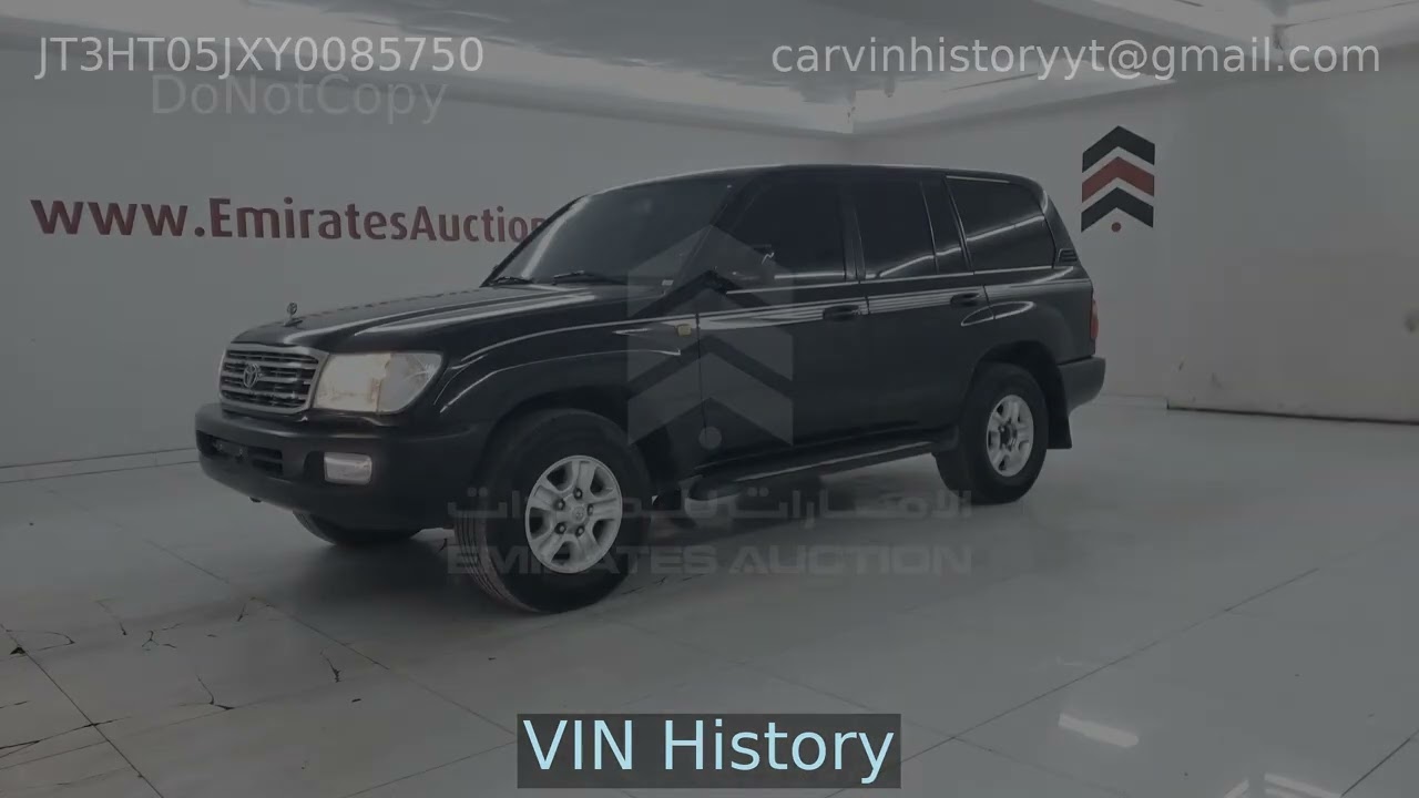 2000 Toyota Land Cruiser JT3HT05JXY0085750
