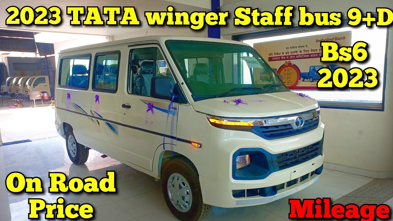 🔥 2023  Tata Winger Staff Bus 9+D || bs6 2023 || Multi utility vehicle || price review specification