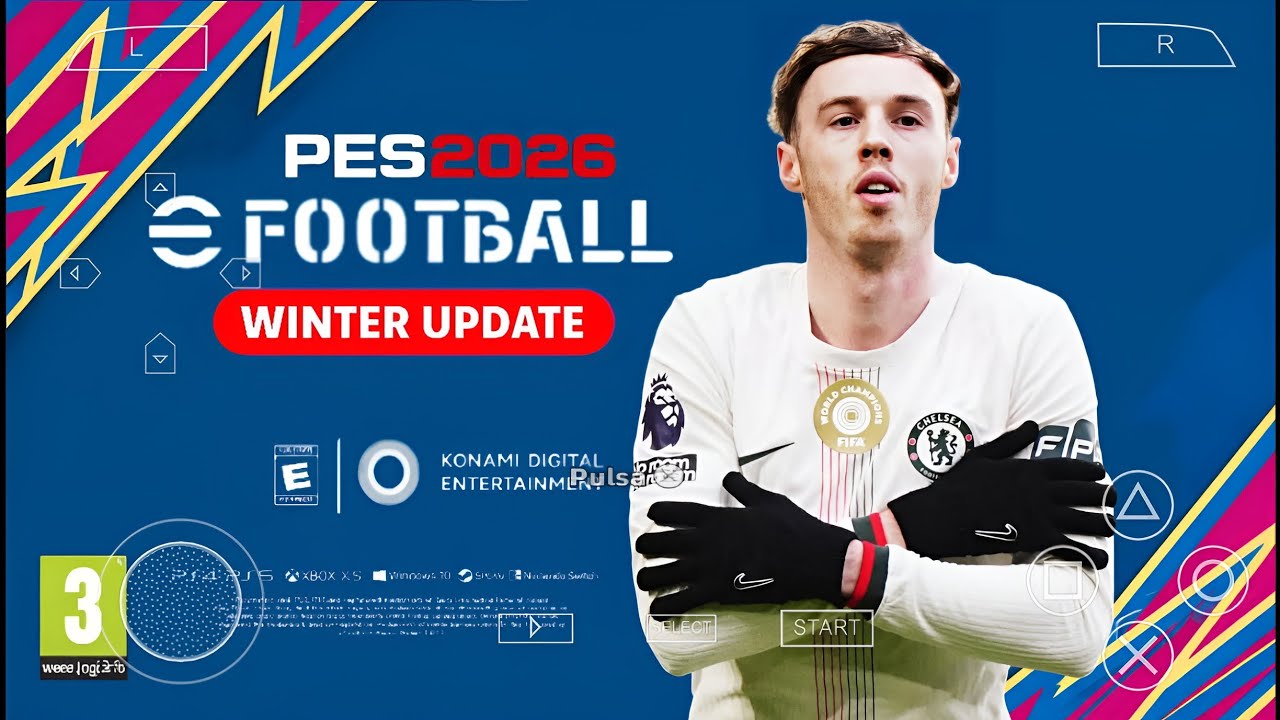 eFootball PES 2026 PPSSPP DOWNLOAD ORIGINAL ISO PES 26 PSP Full Update New Transfers & Kits 26 HD