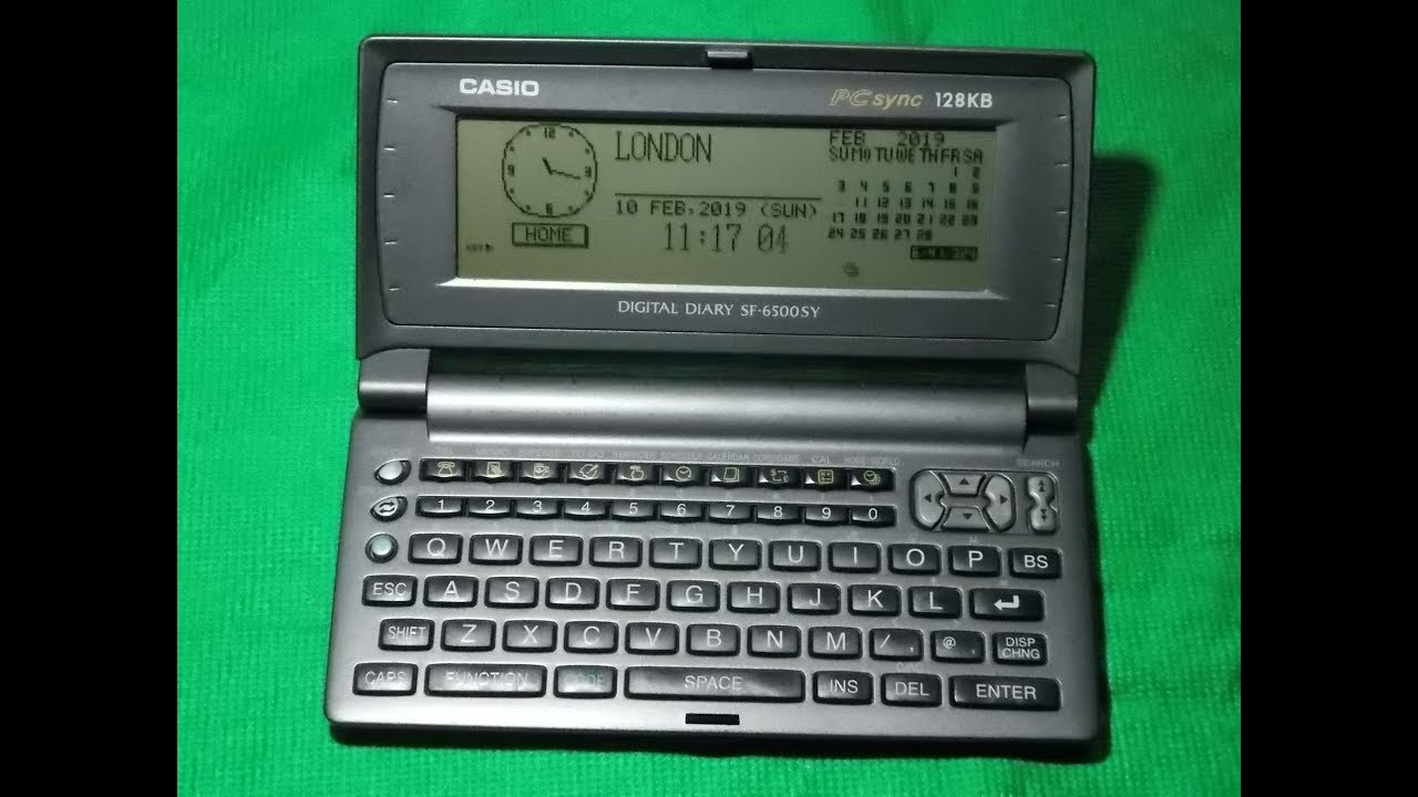 Casio Digital Diary SF-6500SY, great condition found during my loft clear out.