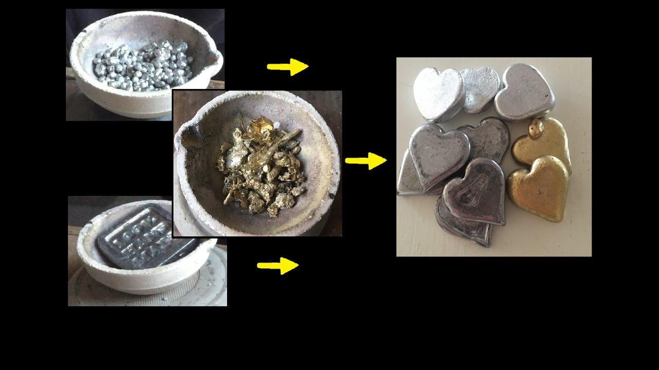 Melting BRASS ALUMINIUM & LEAD with a handheld Propane Tank Metal Casting