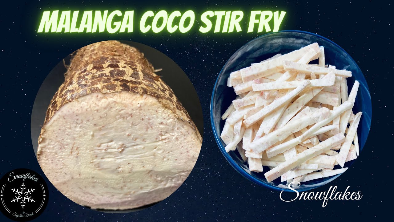 Malanga stir fry/How to cook Malanga