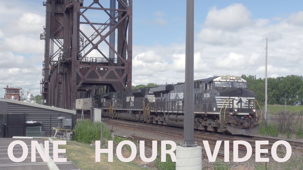 One Hour of Railroad Trains in Cleveland, Berea and NE Ohio - Volume 1