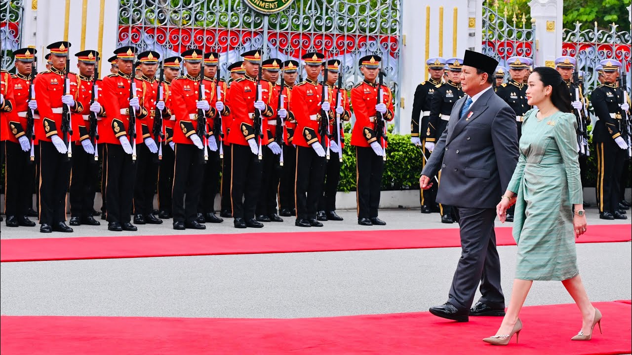 Tiba di Government House Thailand, Presiden Prabowo Disambut dengan Upacara Resmi, 19 Mei 2025