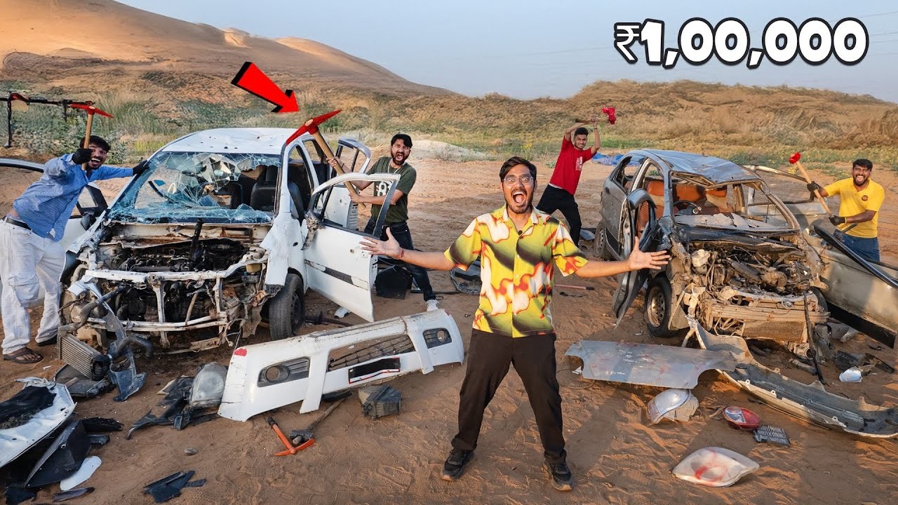 Crazy Xyz New Videos:✅🔥गाड़ी तोड़ो Challenge 💥 जीत लो ₹100000!