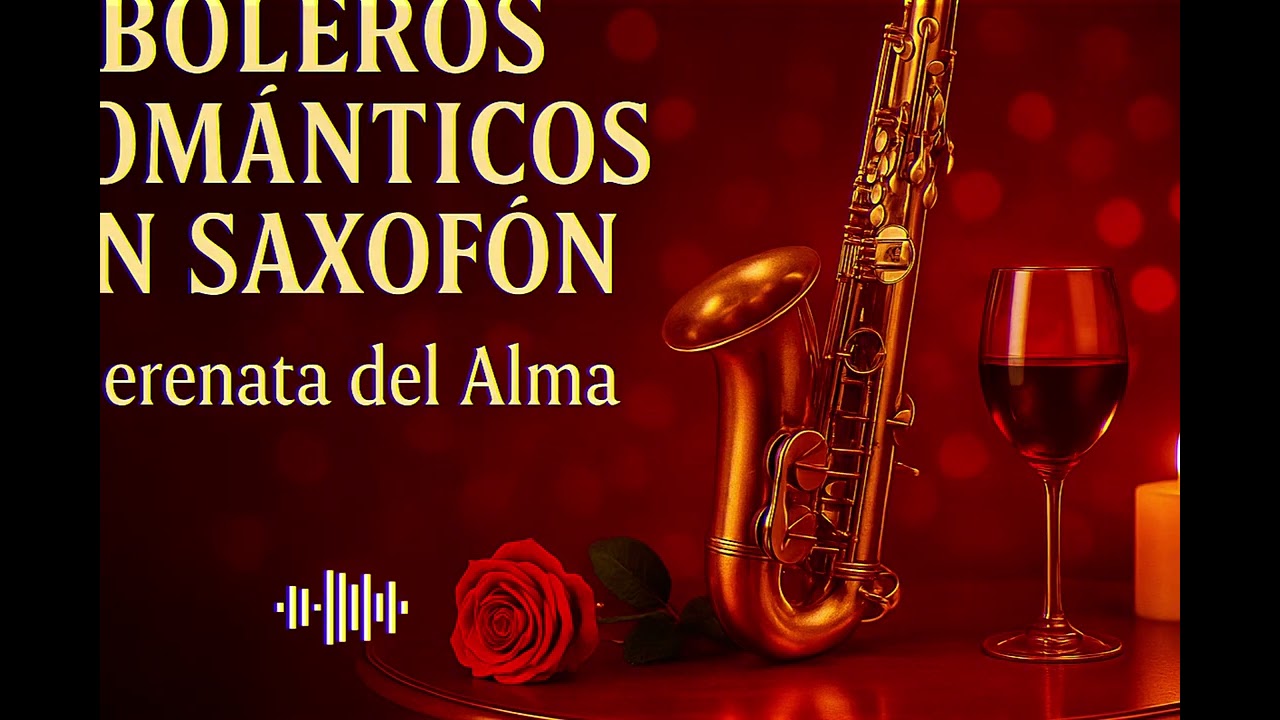 Serenade for the Soul 💛 Soft Romantic Saxophone Boleros for Peaceful Nights