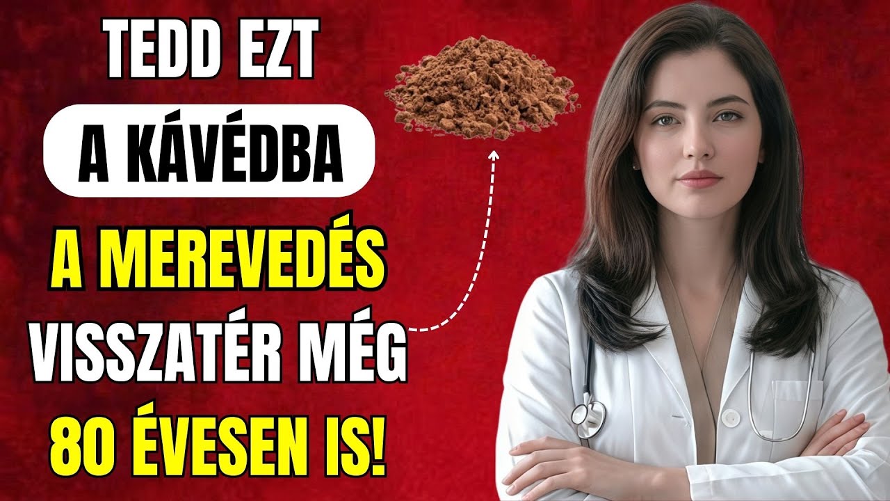 Urológusok Tegyétek ezt a kávétokba, és az erekciótok visszatér még 80 évesen is!