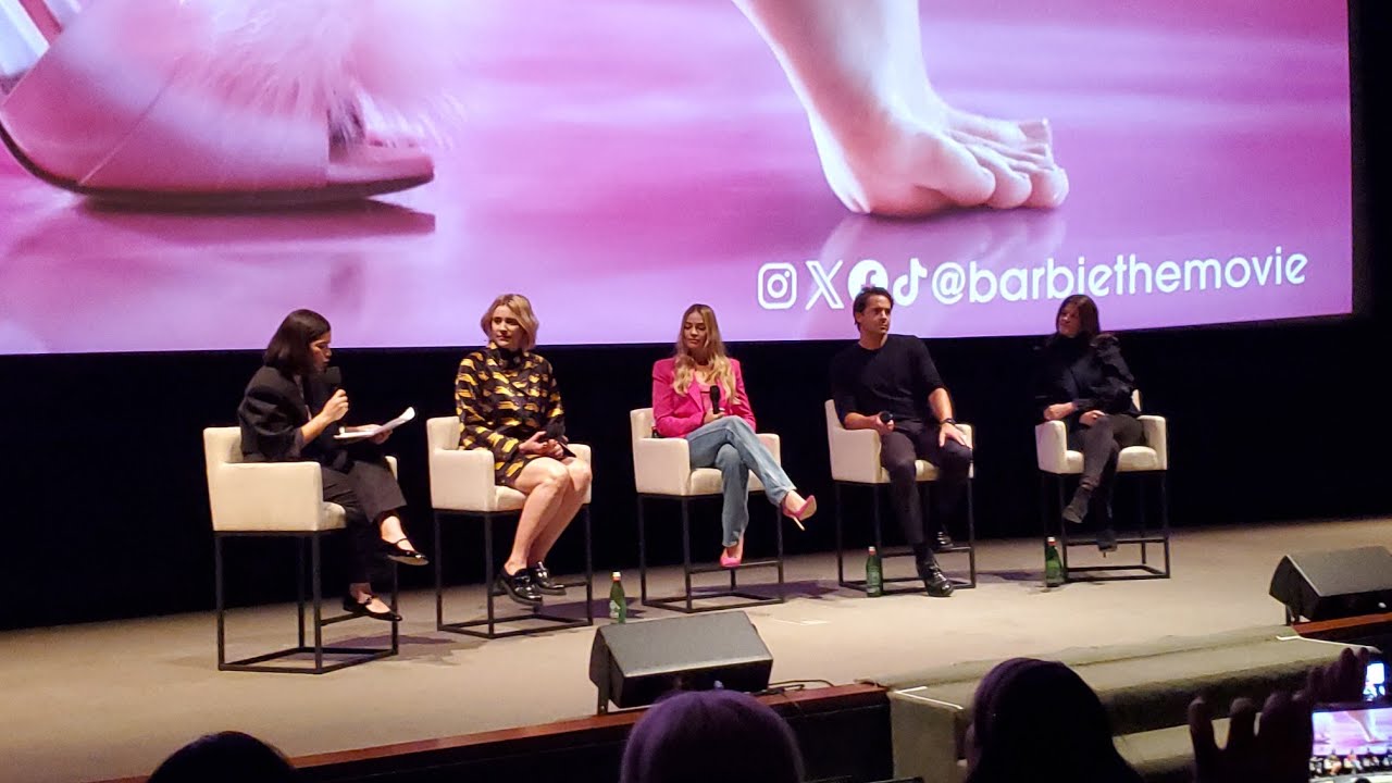 Barbie Movie Conversation with Margot Robbie, Greta Gerwig, America Ferrera