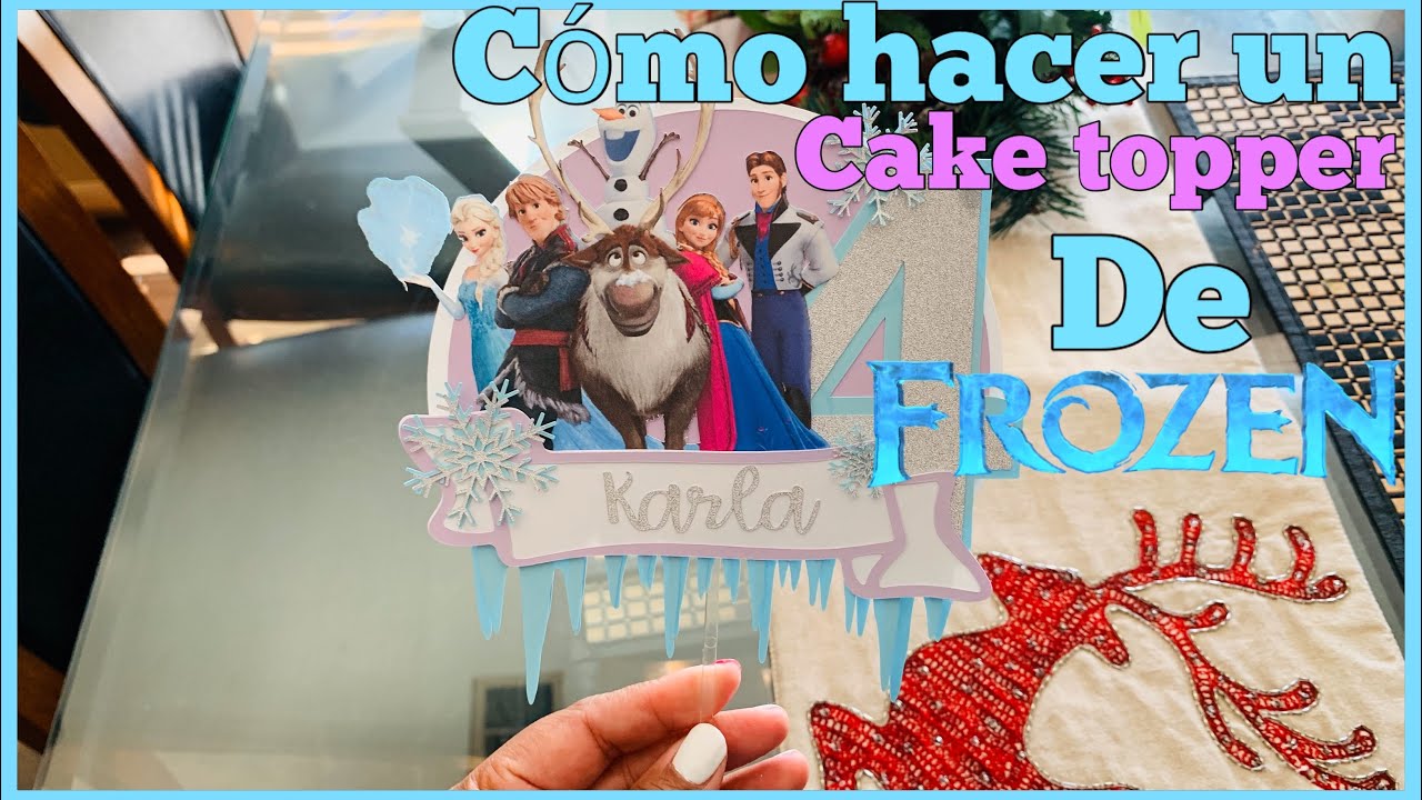 Cake topper de frozen