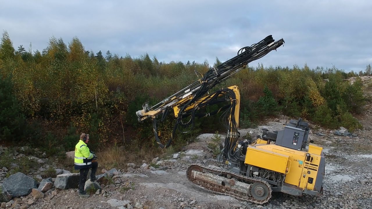 Atlas Copco ROC D3-03RRC, 2011 Test drilling