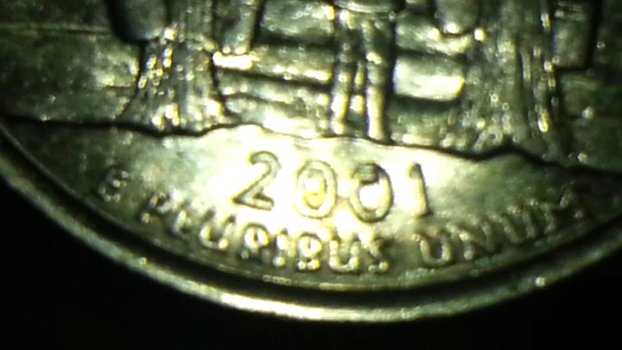 2001 D VERMONT STATE QUARTER CUD ERROR