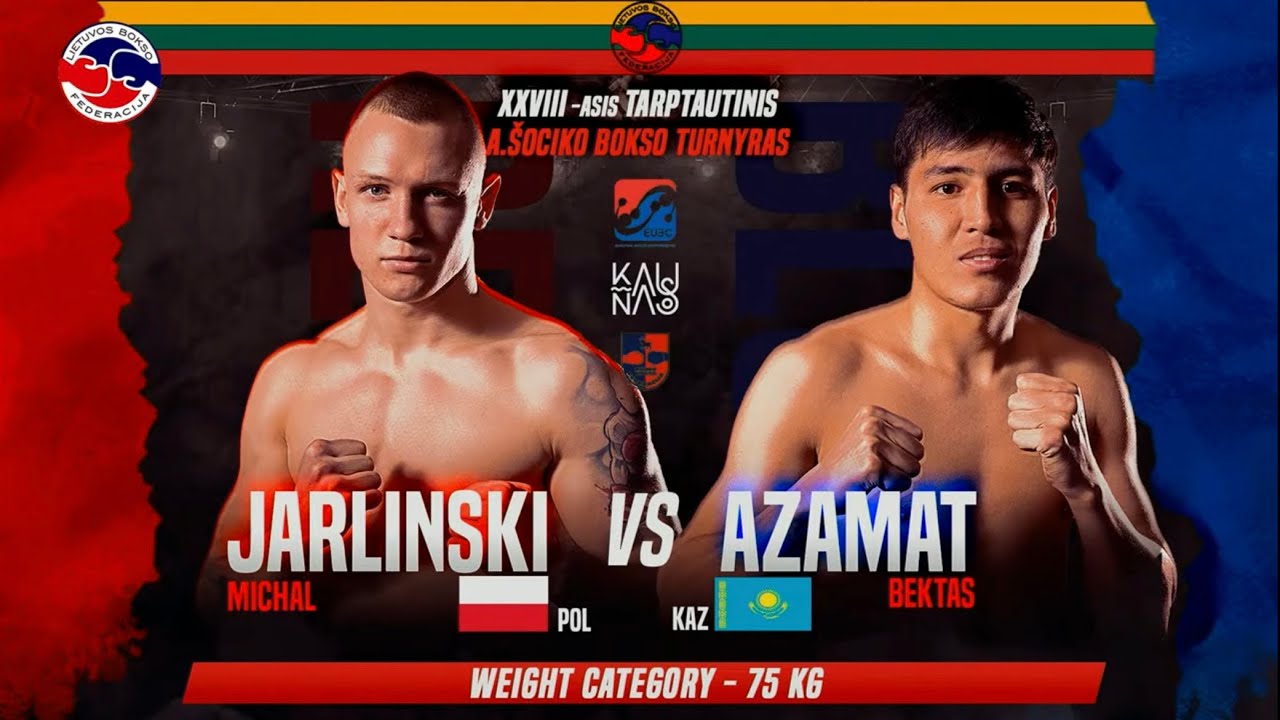 Azamat Bektas (KAZ) vs. Michał Jarliński (POL) Algirdas Šocikas 2024 Final (75kg)