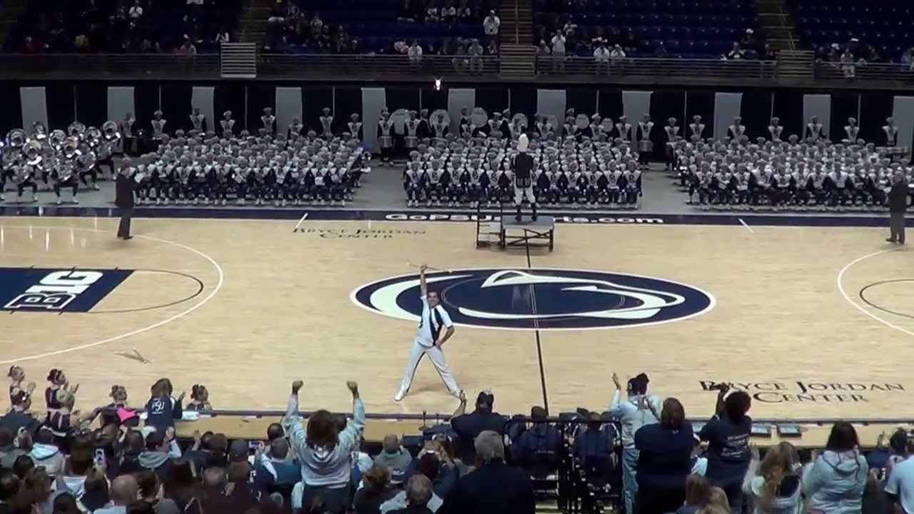 Penn State Blue Band feature twirler Matt Freeman's final Tailgreat show performance.