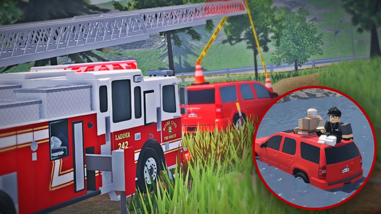 Using a CRANE to Lift Stranded Vehicle.. (ERLC)