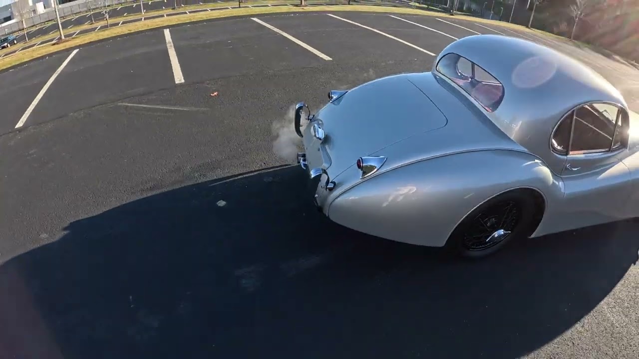 1952 Jaguar XK120 Fixed Head Coupe Test Drive and Walk Around