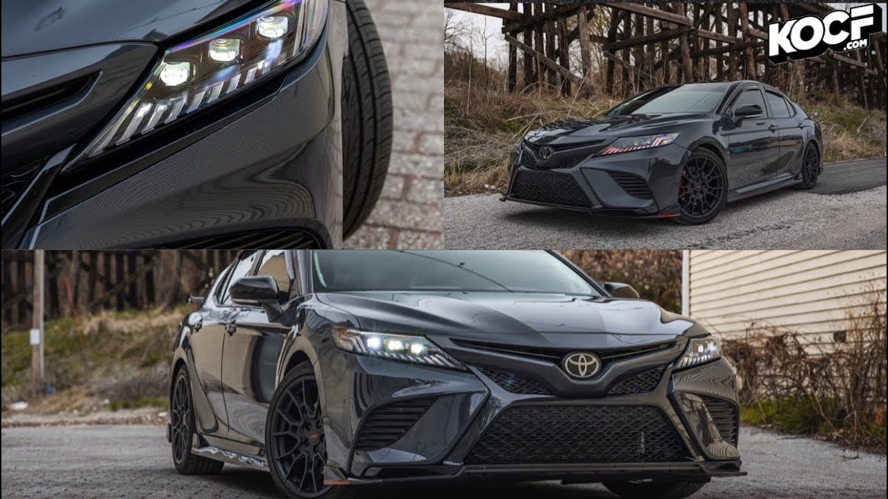 NEW Audi Style V7 Headlights Install/Review 2018-2024 Camry's (All Trims)@King Of Carbon Fiber