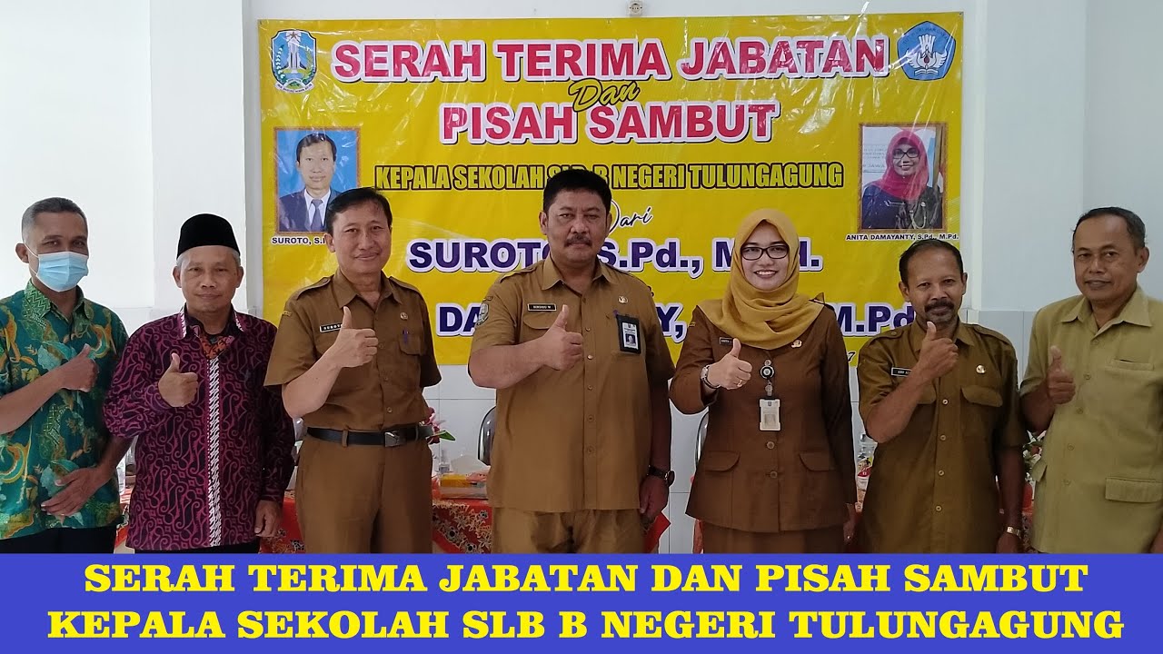 SERAH TERIMA JABATAN KEPALA SEKOLAH BARU