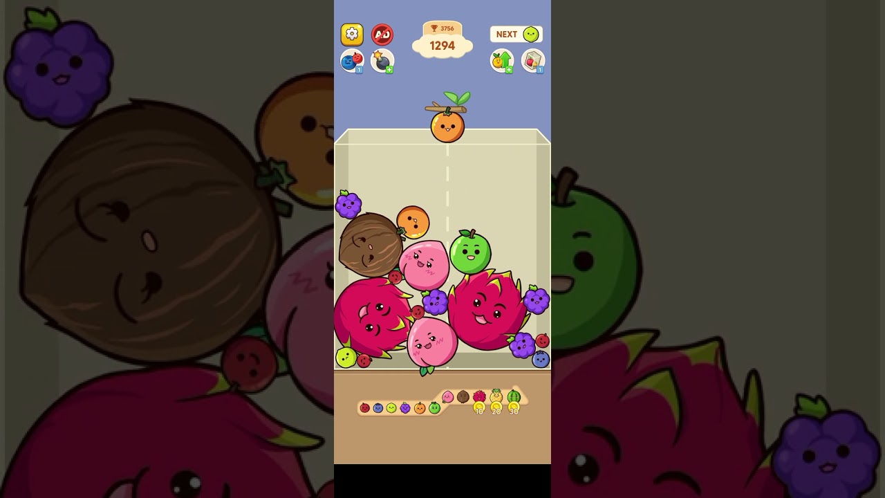 Fruit Merge Match Game #mergepuzzle
