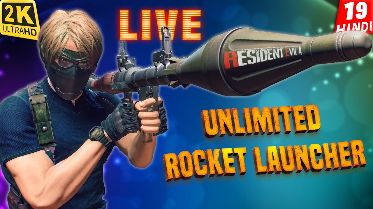 RESIDENT EVIL 4 FULL GAME | UNLIMITED ROCKET LAUNCHER | LIVE Gameplay