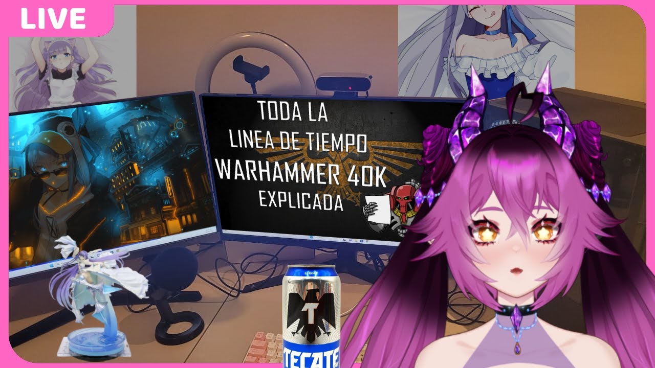 MORRITA VTUBER REGIA REACCIONANDO A WARHAMMER y otras cosas  🔥🔥🔥