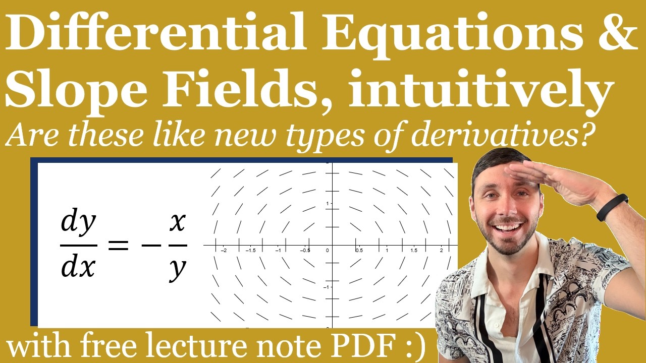 How to Analyze Differential Equations & Slope Fields - Calc 1 and 2 / AP Calculus Lesson & Examples